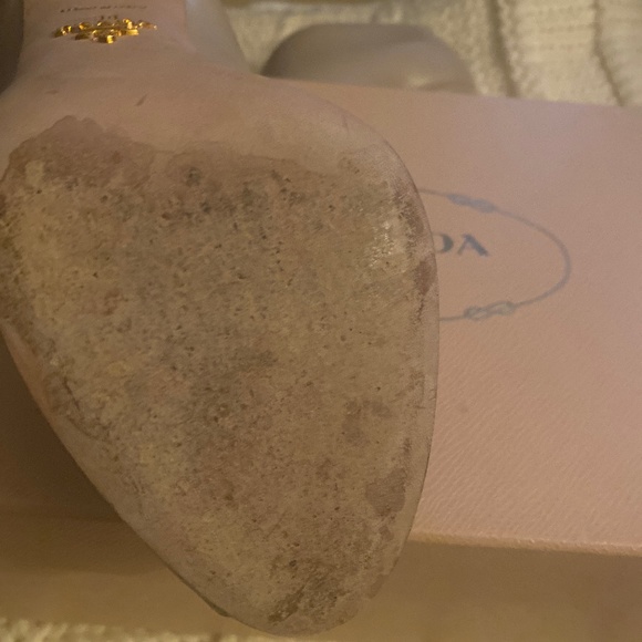 Prada Asymmetrical Peep Toe Bootie - Picture 6 of 11